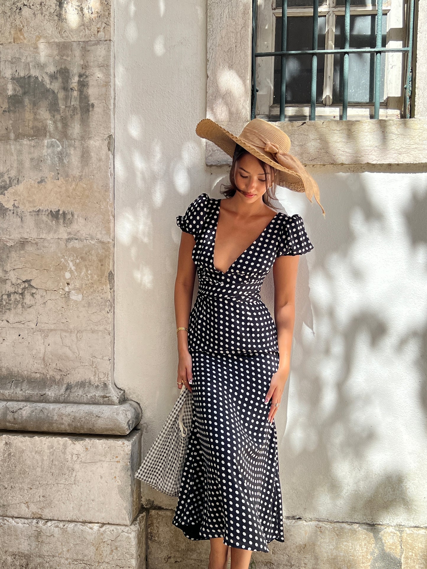 Mirabella - Black & White Polka