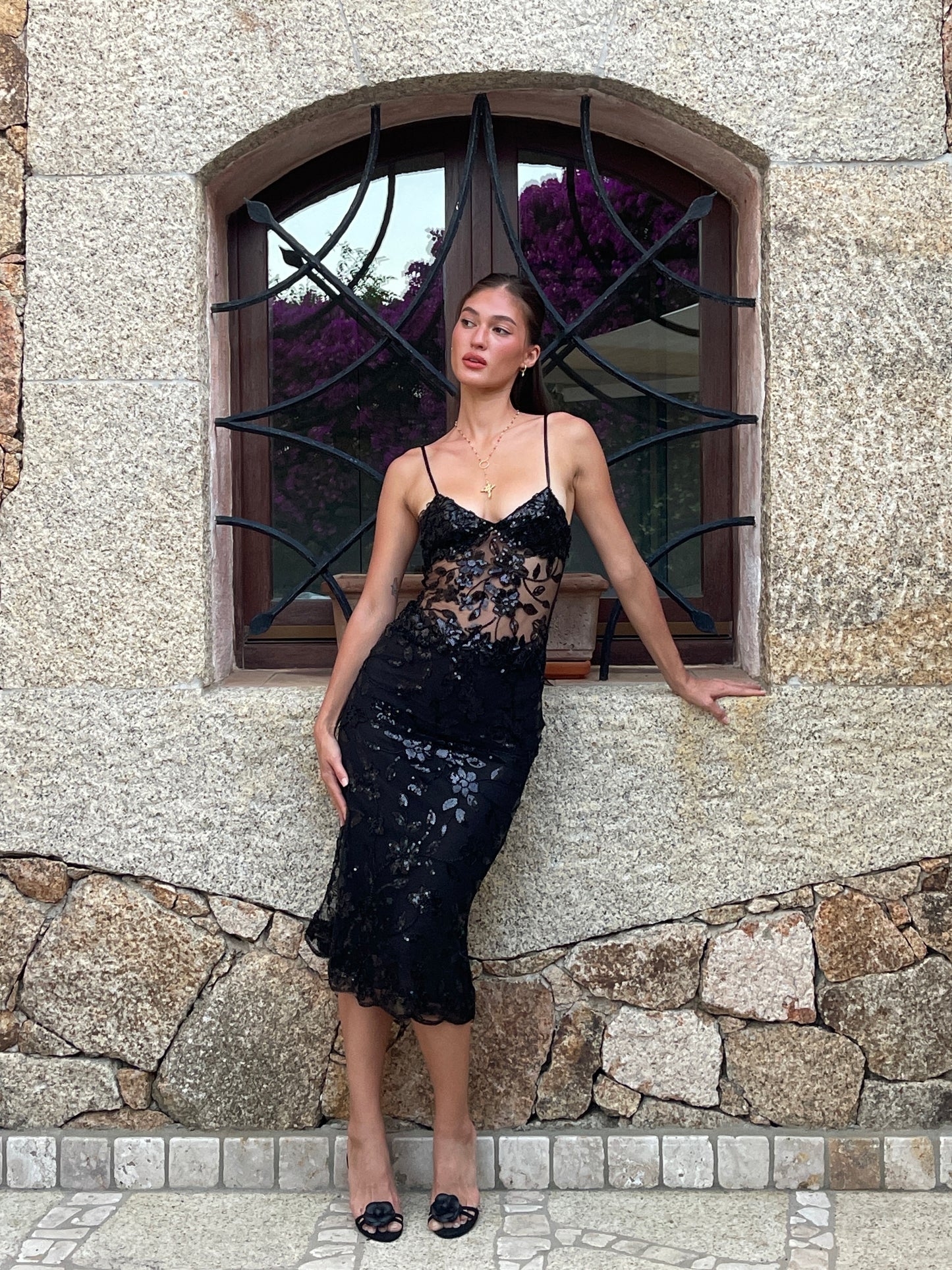 Delilah Midi Black