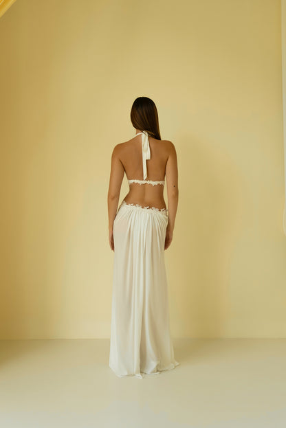 Angelica Maxi Dress White