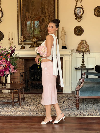 Cassia Midi Skirt (pink)