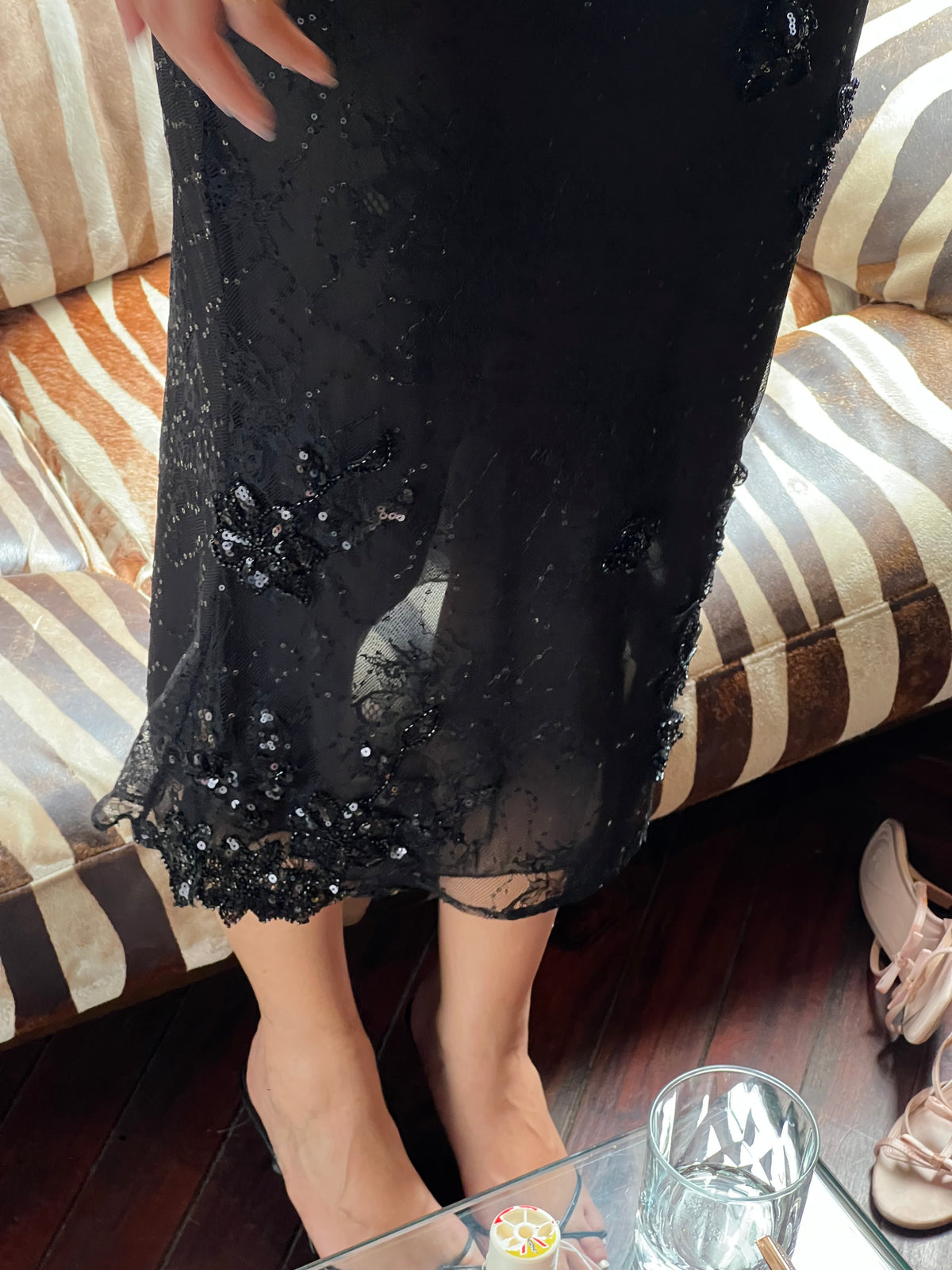 Lucia Midi Skirt Black