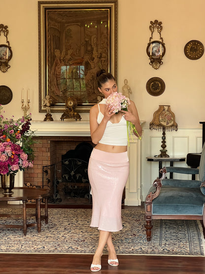 Cassia Midi Skirt (pink)