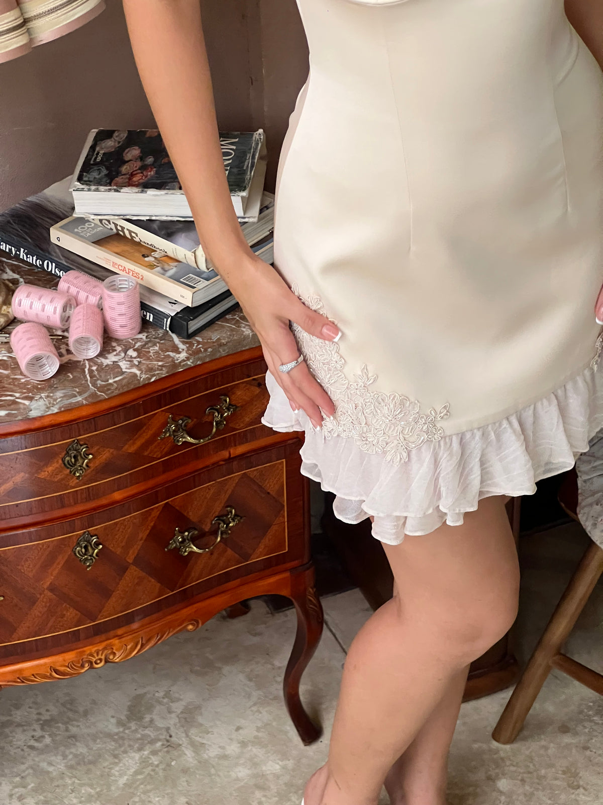 Chiara Mini Dress Ivory