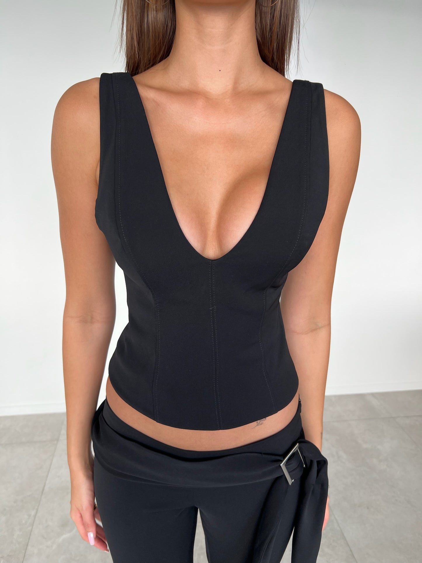 Serena Corset Top Black