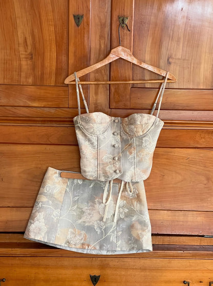 Therese Set - Golden Bloom (Sample Sale)